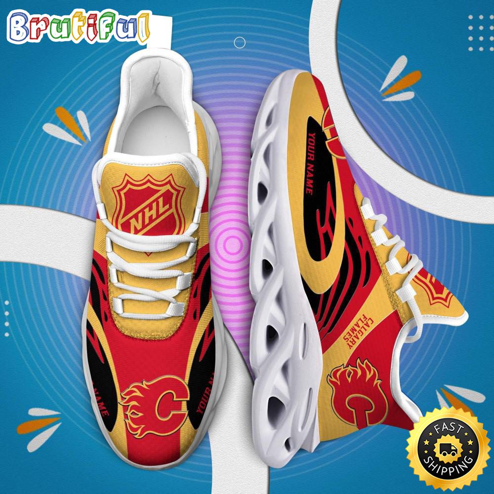 JWFancy Calgary Flames Max Soul Shoes Sneakers For Men And Women