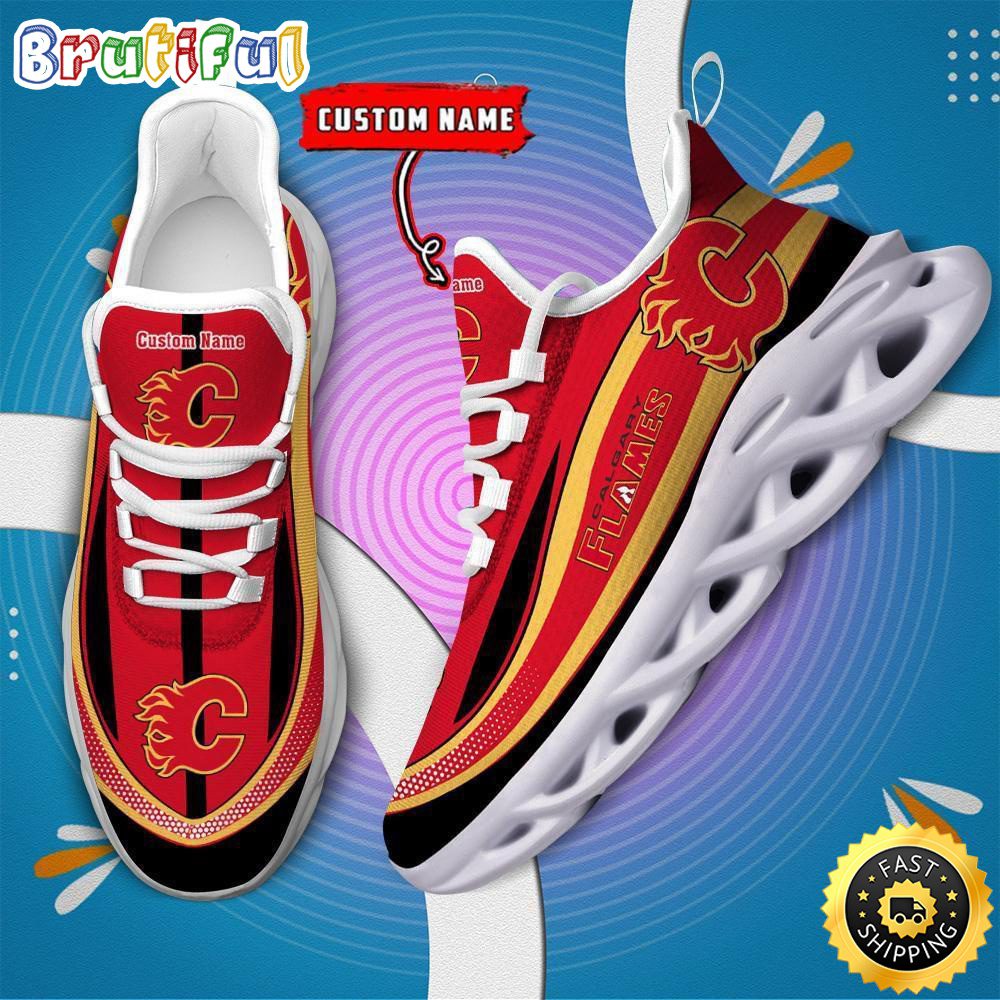 JWFancy Calgary Flames Max Soul Shoes Sneakers For Men And Women