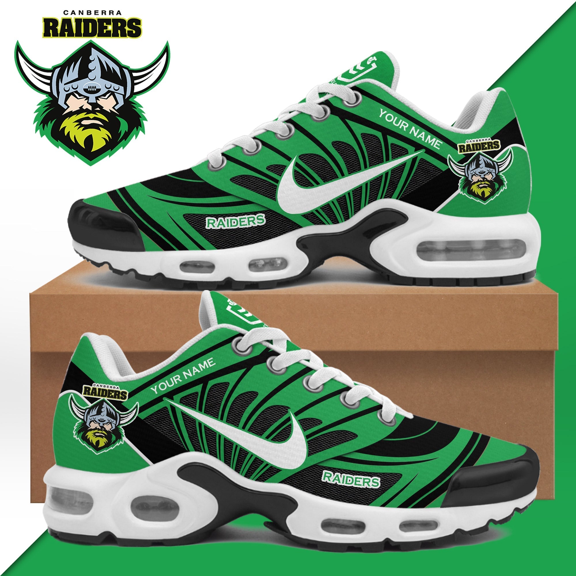 JWFancy Canberra Raiders TN Shoes Sneakers For Men And Women