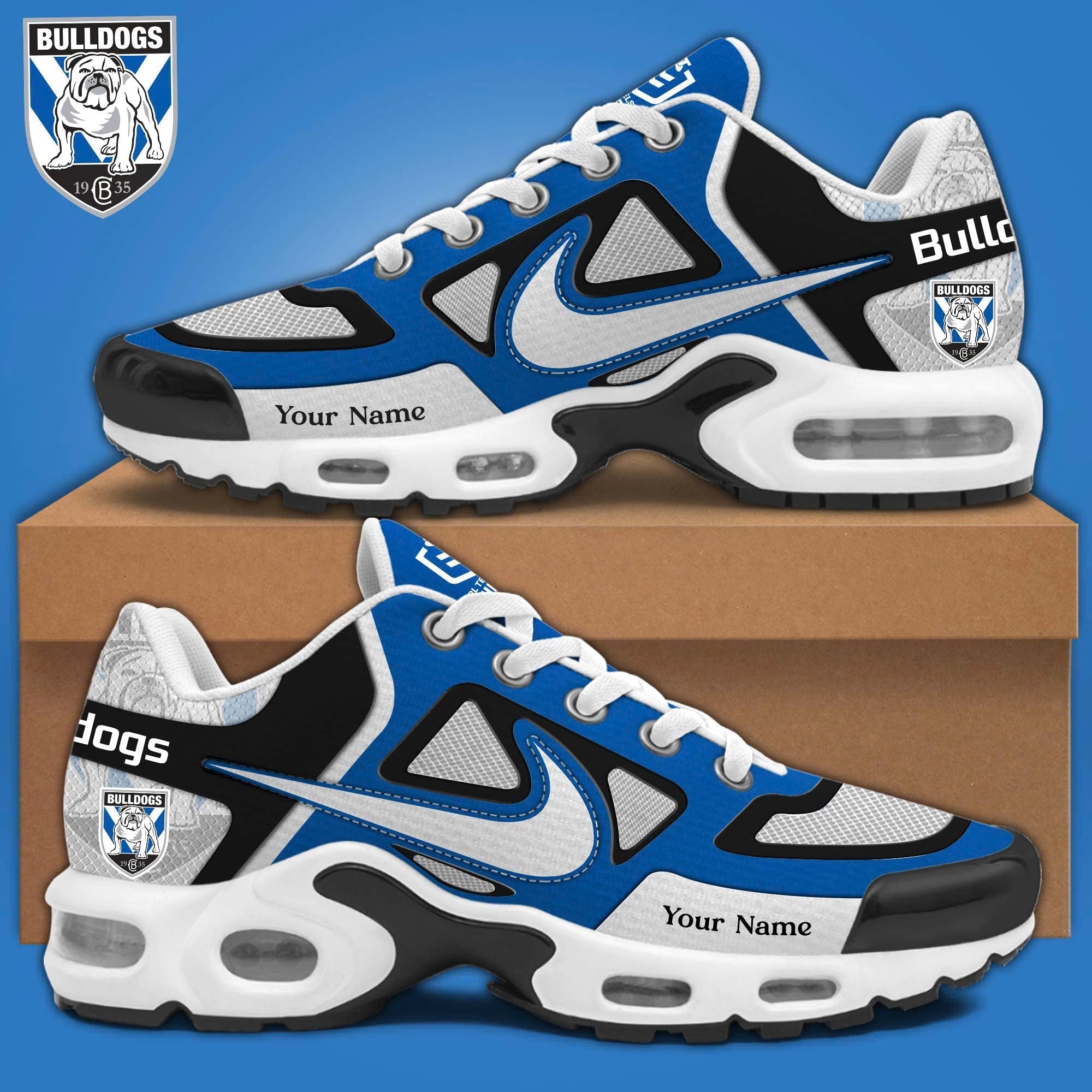 JWFancy Canterbury Bulldogs TN Shoes Sneakers For Men And Women