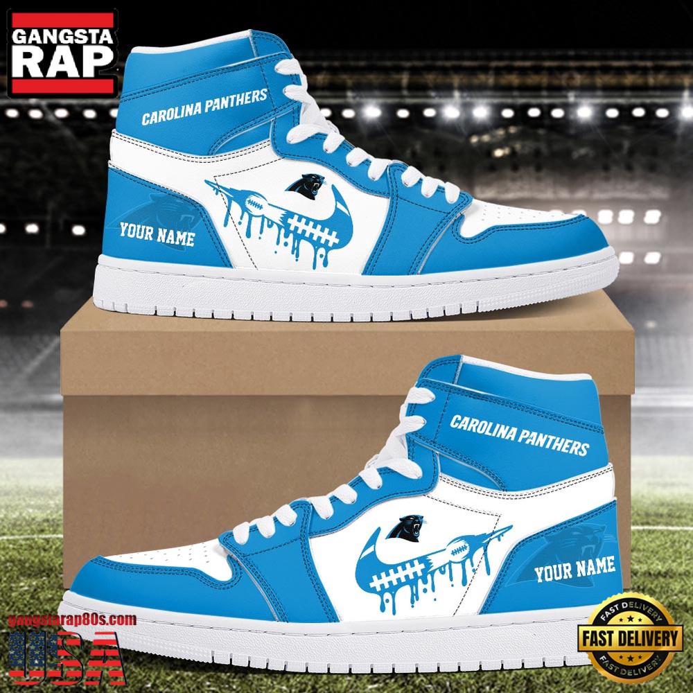 JWFancy Carolina Panthers AJ1 High Sneakers Shoes For Men And Women