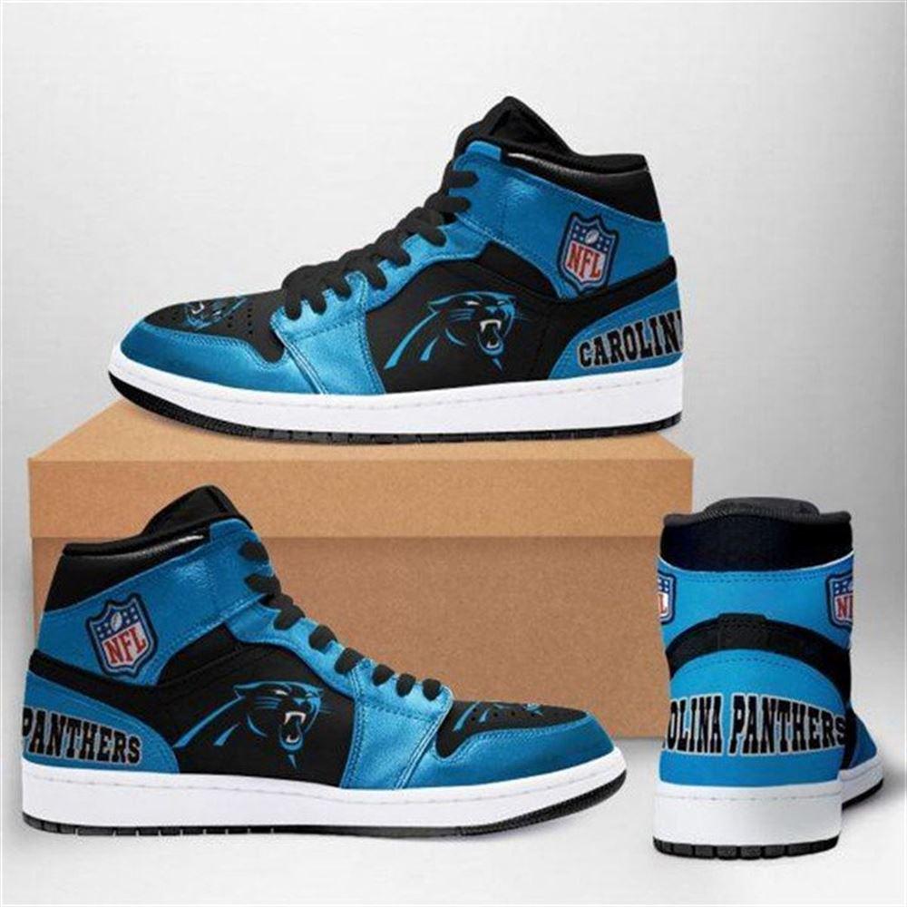 JWFancy Carolina Panthers AJ1 High Sneakers Shoes For Men And Women