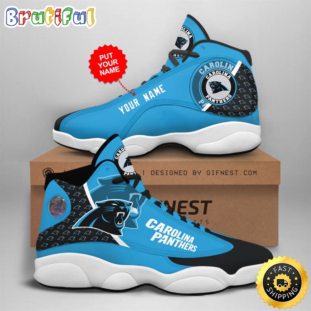JWFancy Carolina Panthers AJ13 Sneakers Shoes For Men And Women