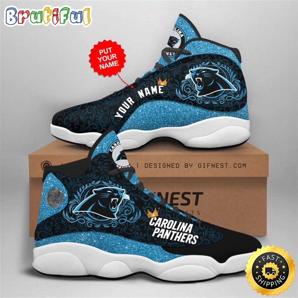 JWFancy Carolina Panthers AJ13 Sneakers Shoes For Men And Women