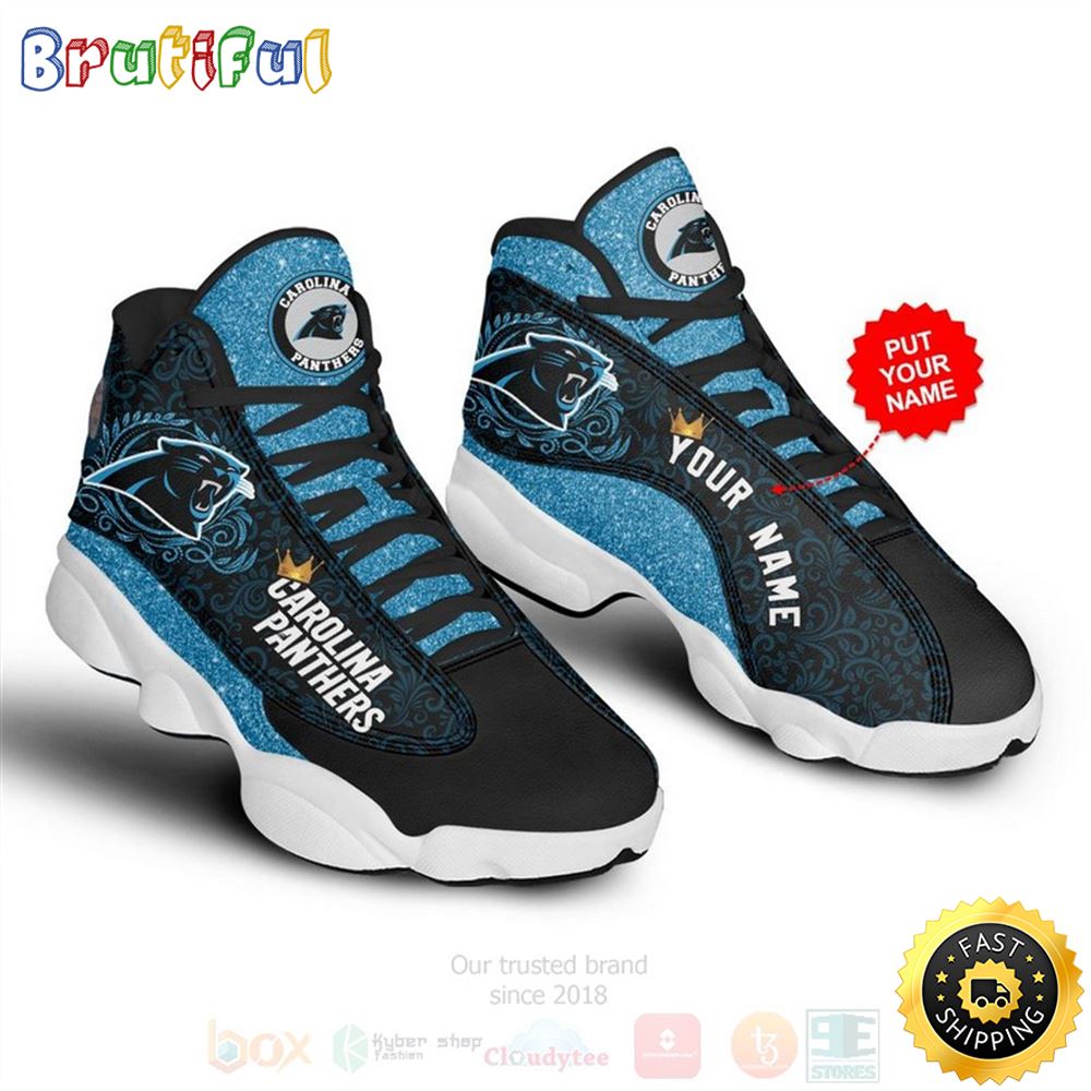 JWFancy Carolina Panthers AJ13 Sneakers Shoes For Men And Women