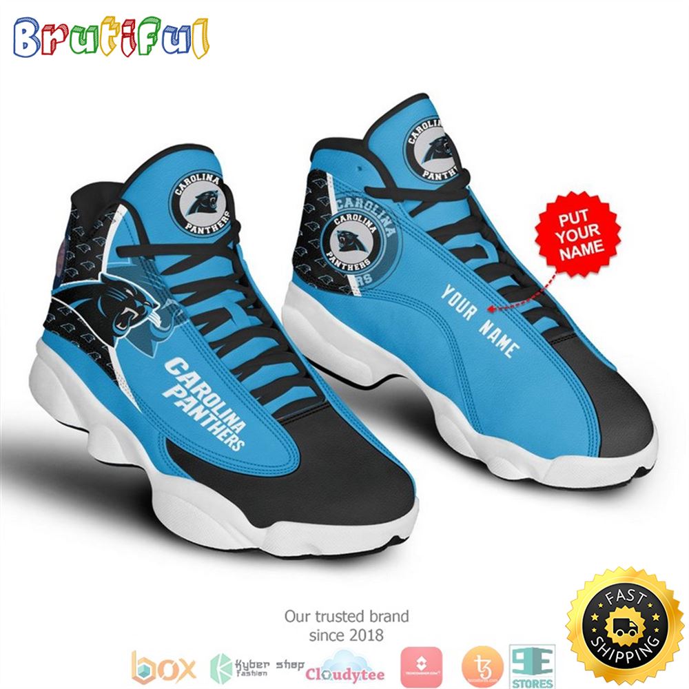 JWFancy Carolina Panthers AJ13 Sneakers Shoes For Men And Women