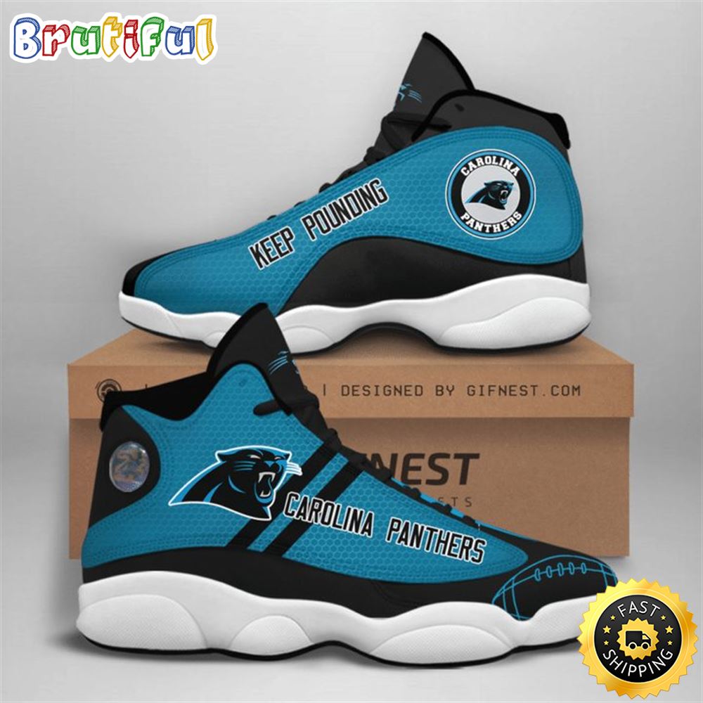 JWFancy Carolina Panthers AJ13 Sneakers Shoes For Men And Women