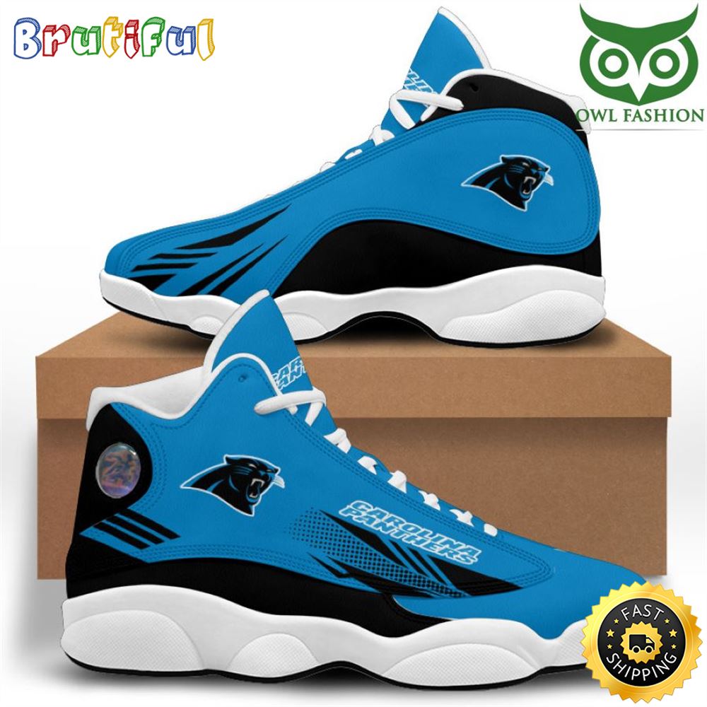 JWFancy Carolina Panthers AJ13 Sneakers Shoes For Men And Women