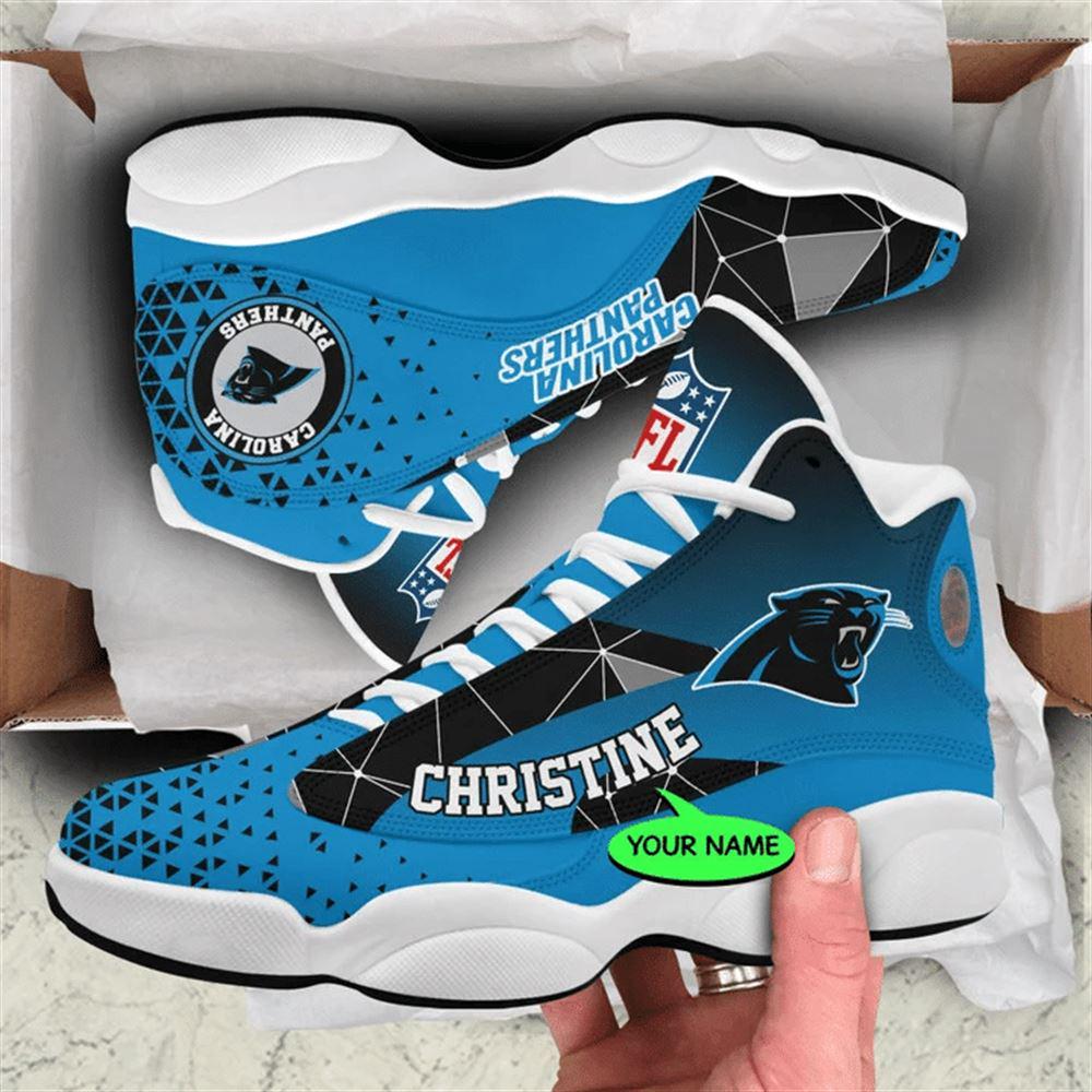 JWFancy Carolina Panthers AJ13 Sneakers Shoes For Men And Women