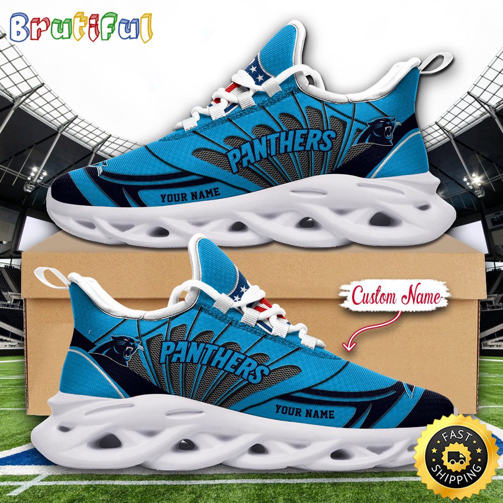 JWFancy Carolina Panthers Max Soul Shoes Sneakers For Men And Women