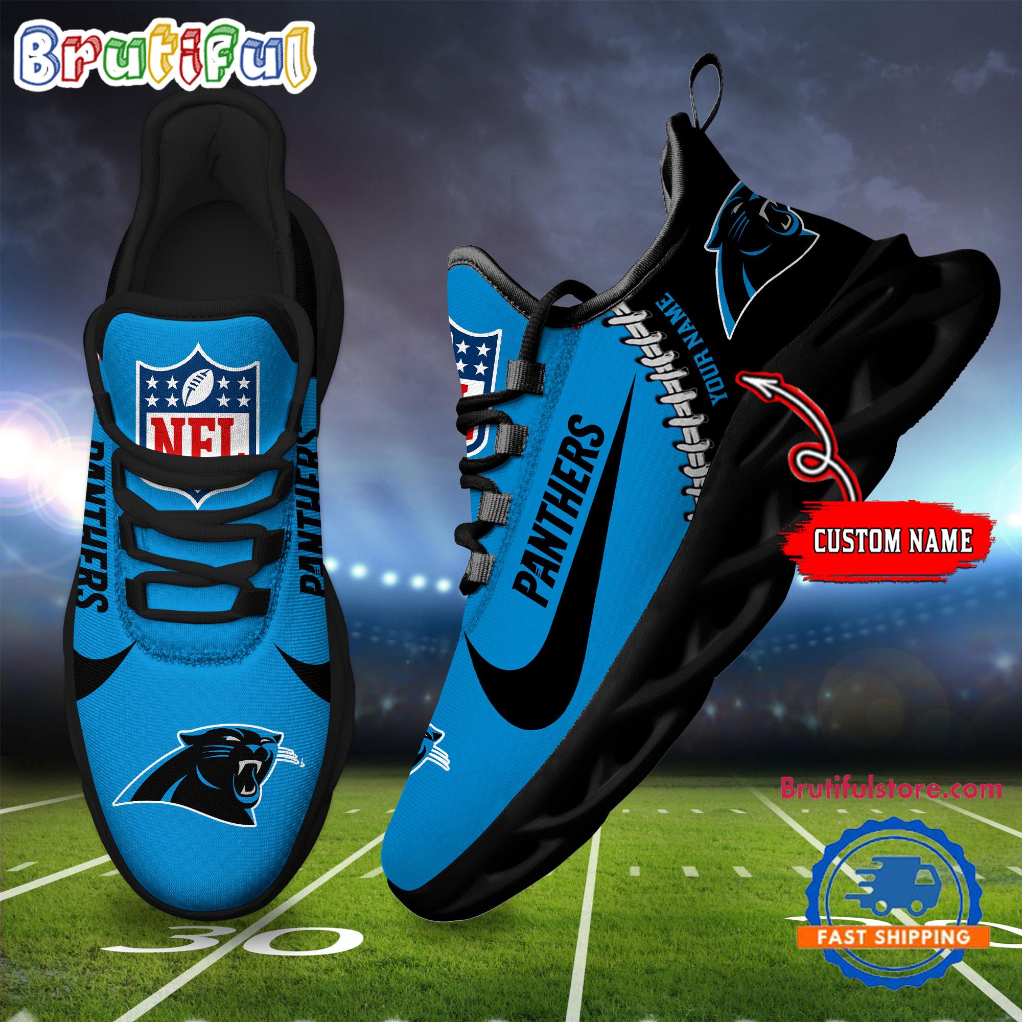 JWFancy Carolina Panthers Max Soul Shoes Sneakers For Men And Women