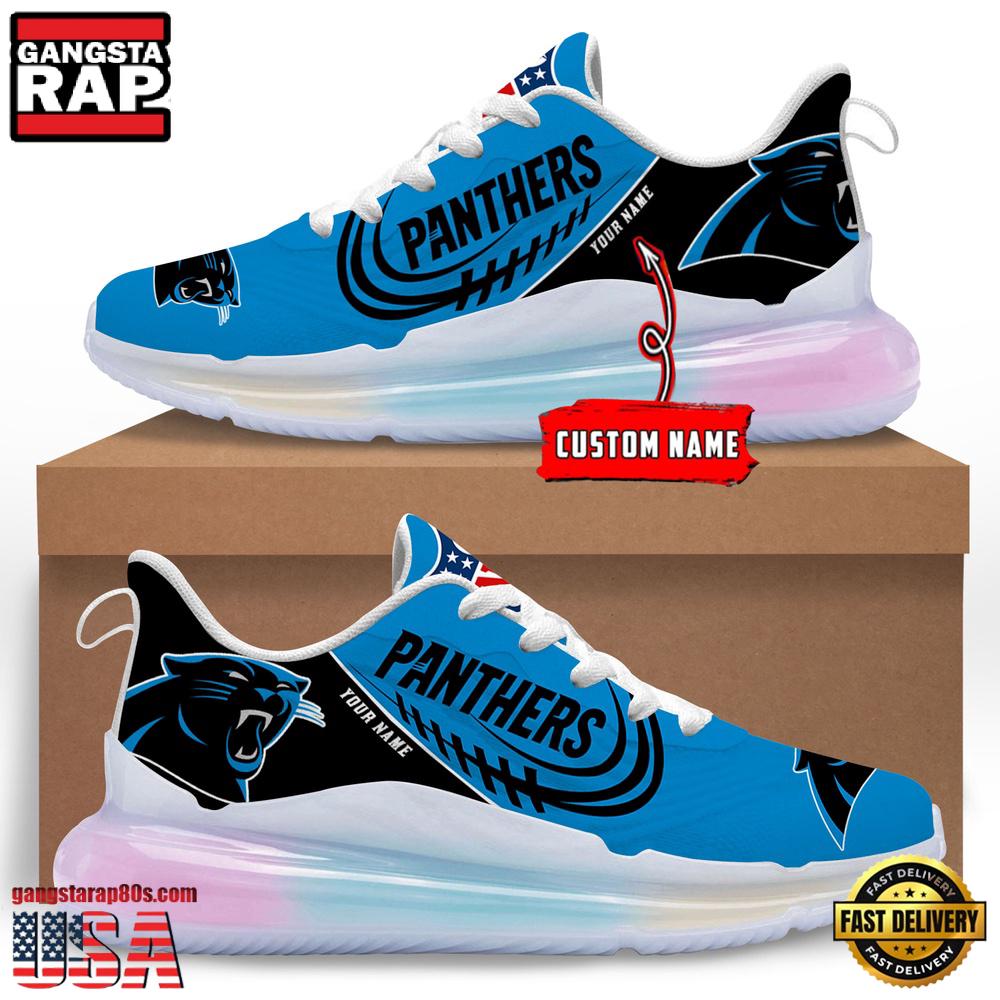 JWFancy Carolina Panthers Cushion Running Shoes For Men And Women