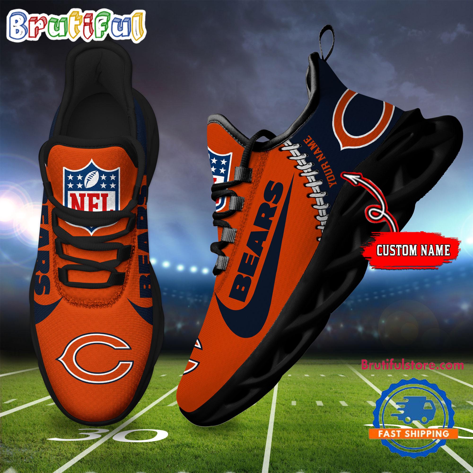 JWFancy Chicago Bear Max Soul Shoes Sneakers For Men And Women