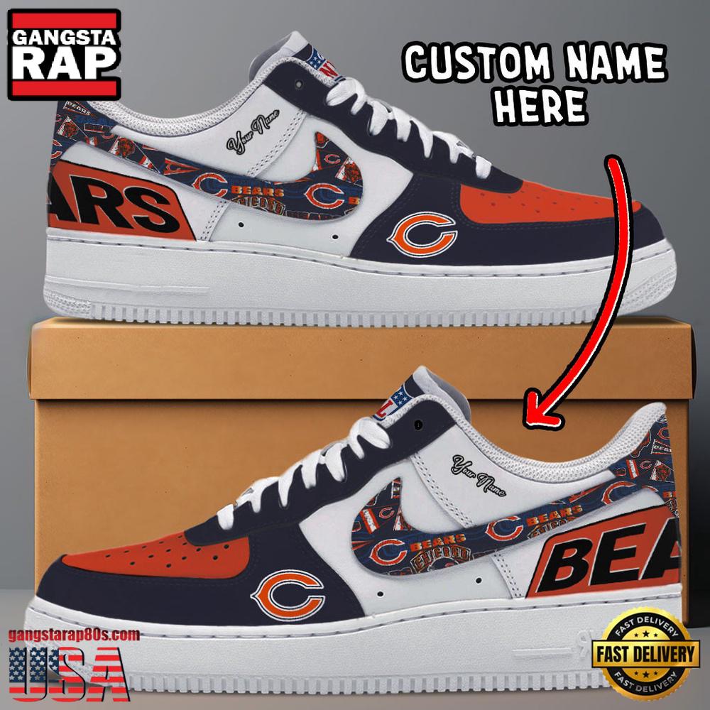 JWFancy Chicago Bears Air Low-Top Sneakers Shoes For Men And Women