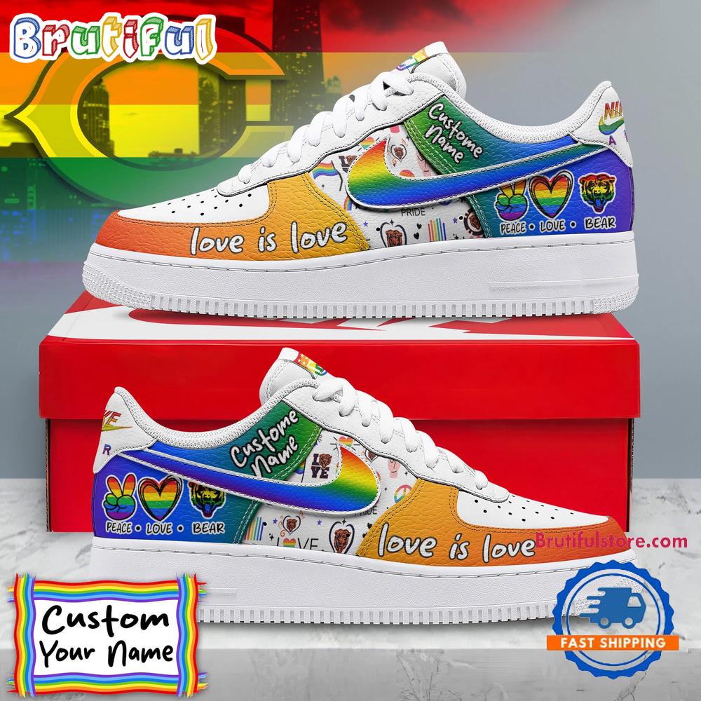 JWFancy Chicago Bears Air Low-Top Sneakers Shoes For Men And Women