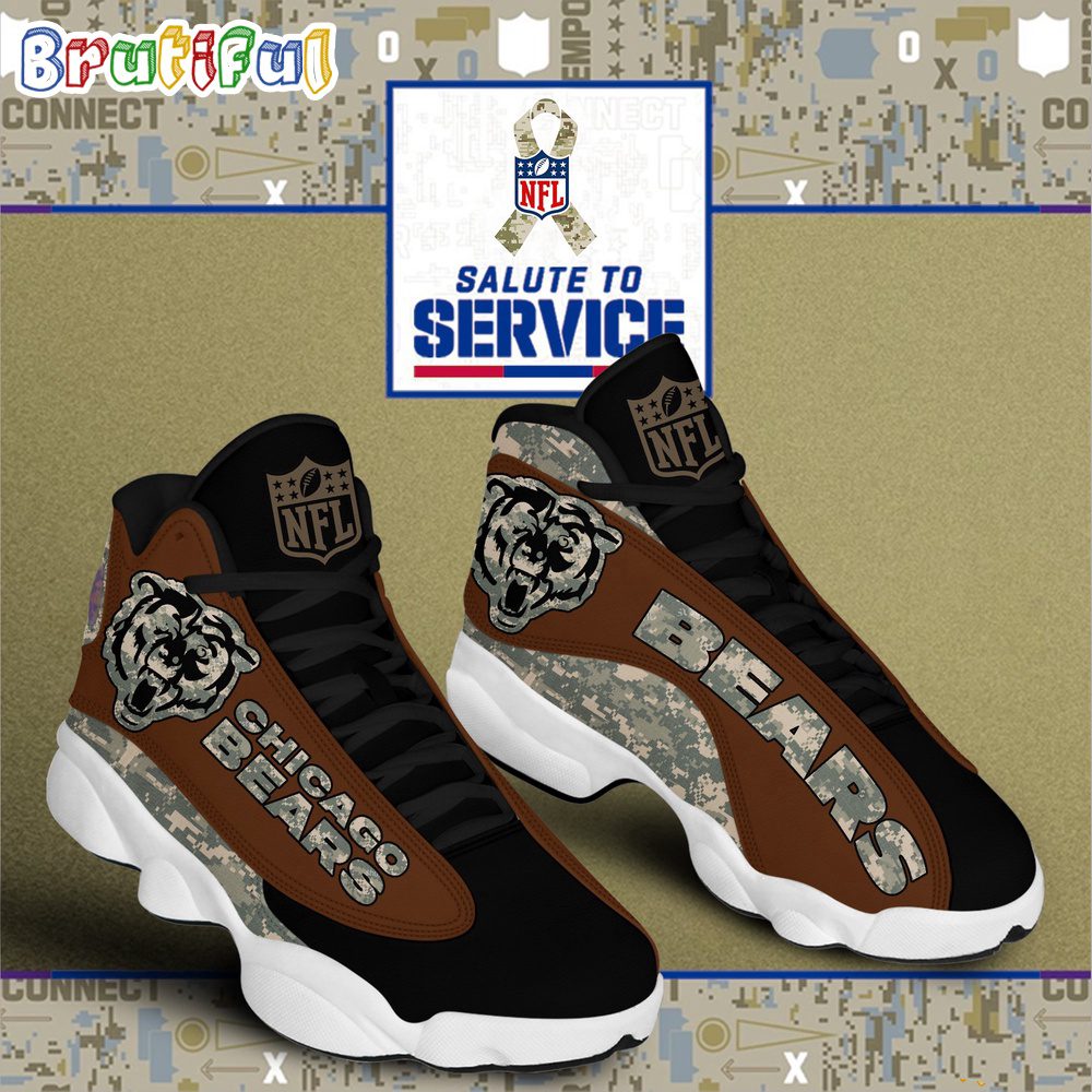 JWFancy Chicago Bears AJ13 Sneakers Shoes For Men And Women