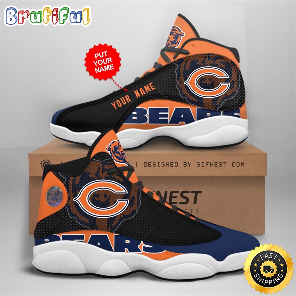 JWFancy Chicago Bears AJ13 Sneakers Shoes For Men And Women