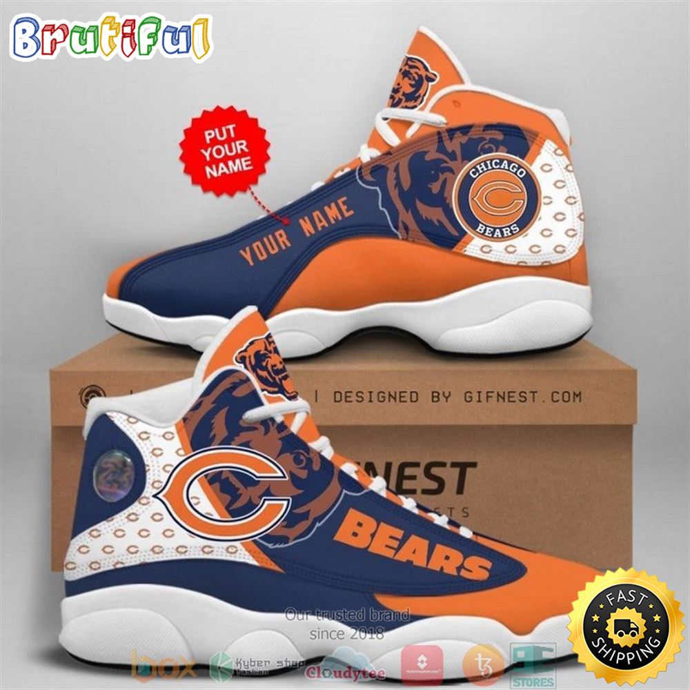 JWFancy Chicago Bears AJ13 Sneakers Shoes For Men And Women