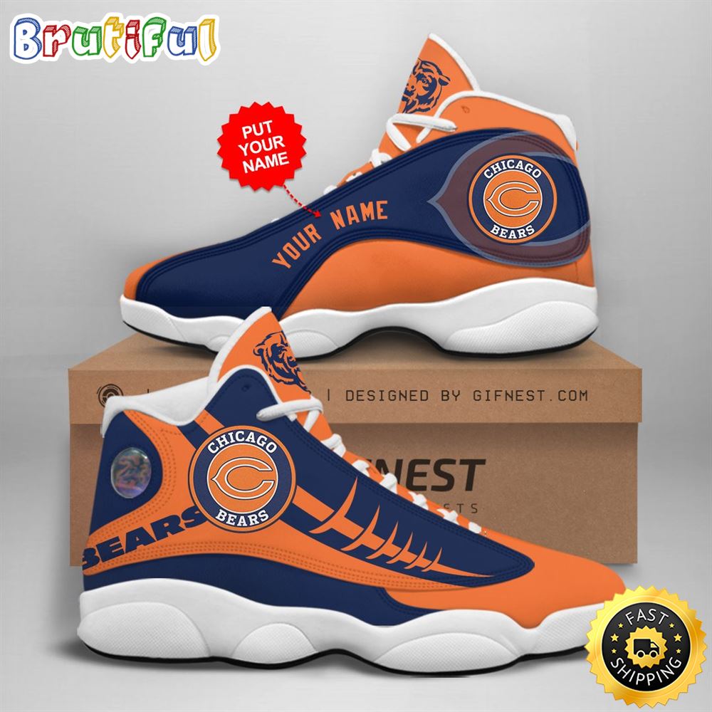 JWFancy Chicago Bears AJ13 Sneakers Shoes For Men And Women