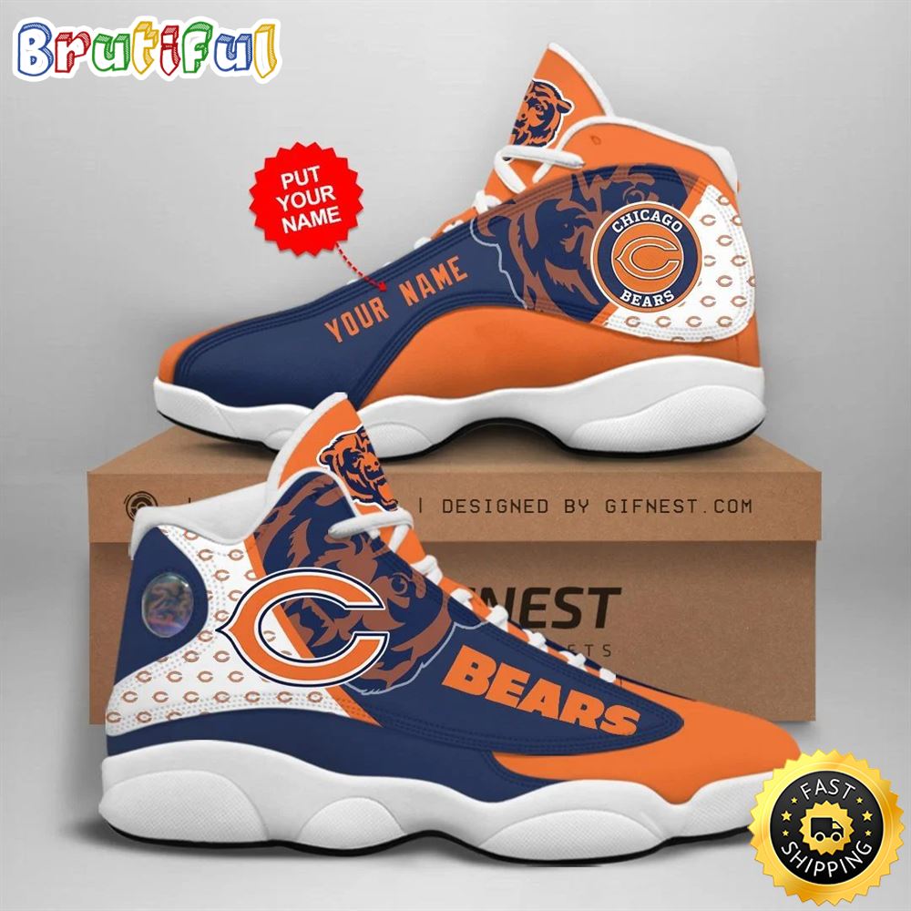 JWFancy Chicago Bears AJ13 Sneakers Shoes For Men And Women