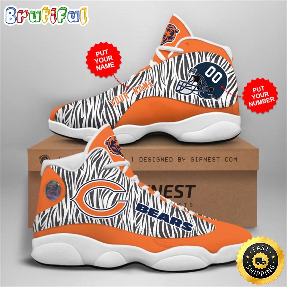 JWFancy Chicago Bears AJ13 Sneakers Shoes For Men And Women