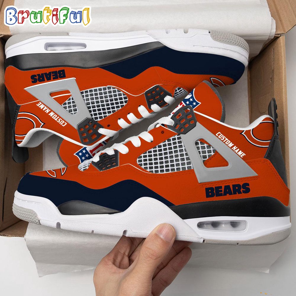 JWFancy Chicago Bears AJ4 Sneakers Shoes For Men And Women