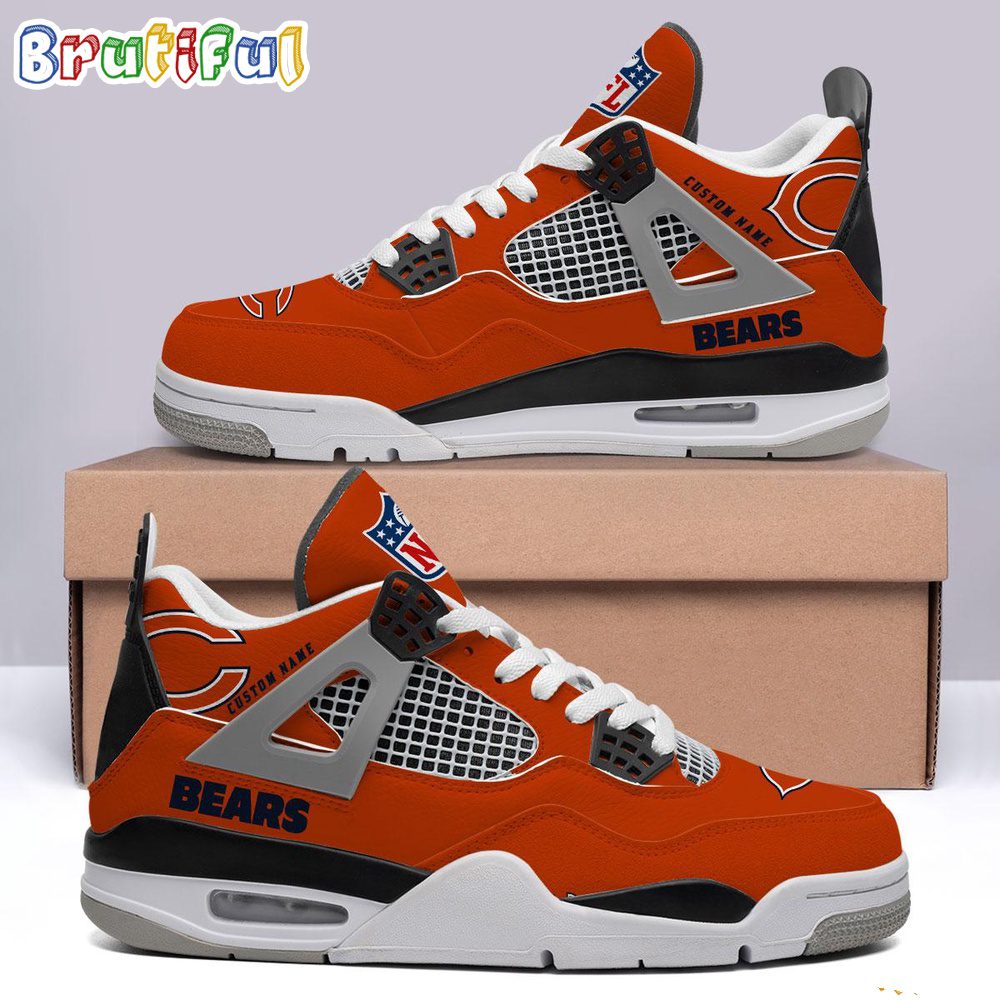 JWFancy Chicago Bears AJ4 Sneakers Shoes For Men And Women