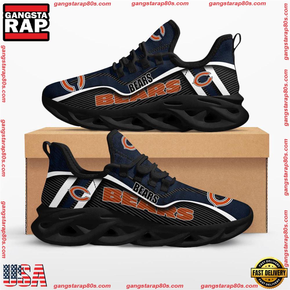 JWFancy Chicago Bears Jumpstart Max Soul Shoes Sneakers For Men And Women