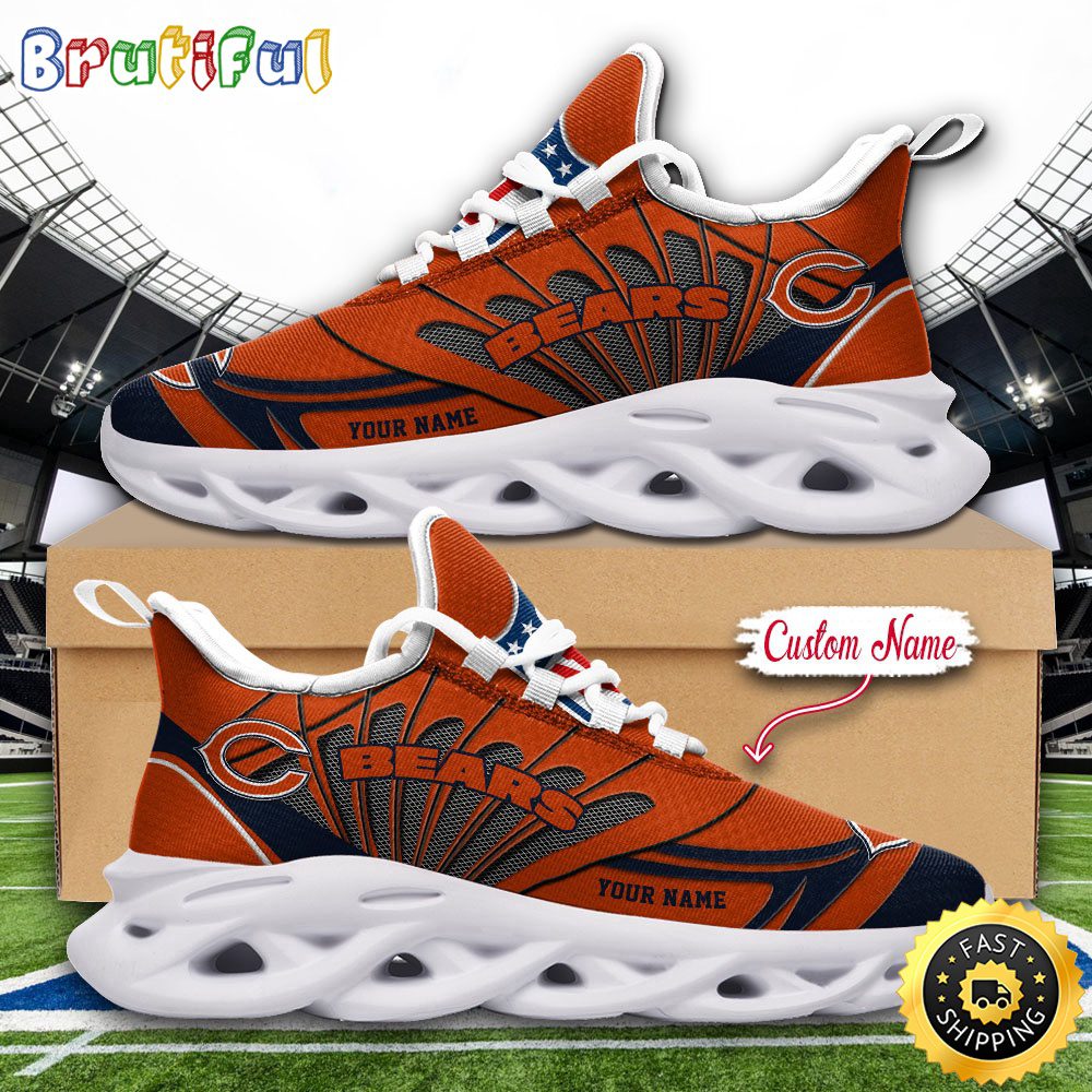 JWFancy Chicago Bears Max Soul Shoes Sneakers For Men And Women