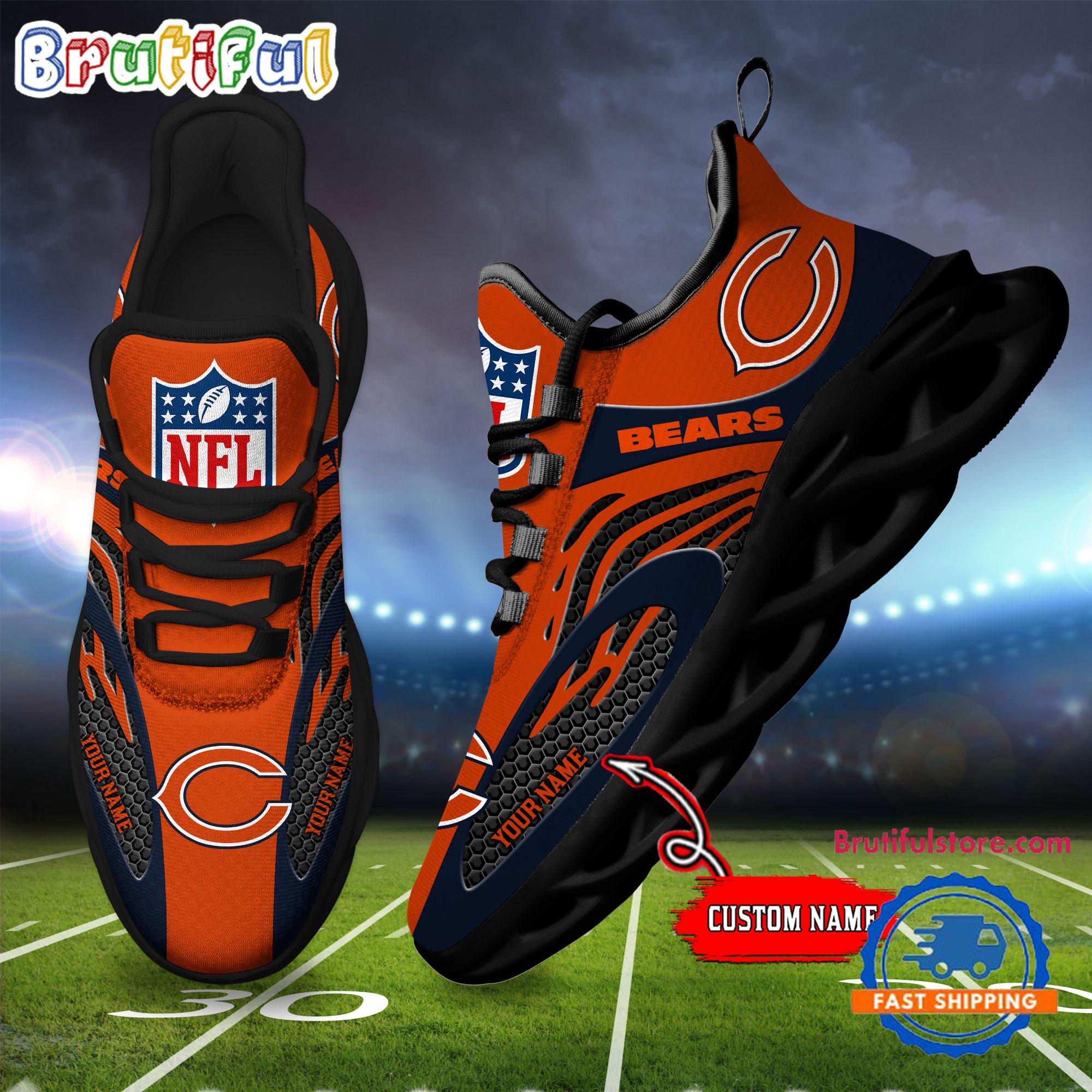 JWFancy Chicago Bears Max Soul Shoes Sneakers For Men And Women
