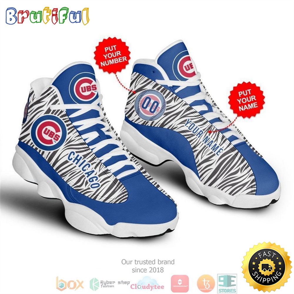 JWFancy Chicago Cubs AJ13 Sneakers Shoes For Men And Women