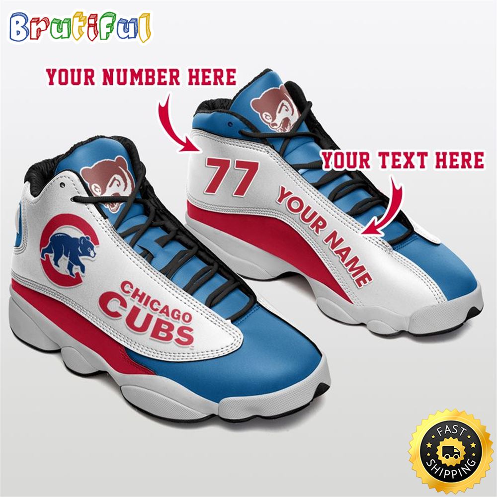 JWFancy Chicago Cubs AJ13 Sneakers Shoes For Men And Women