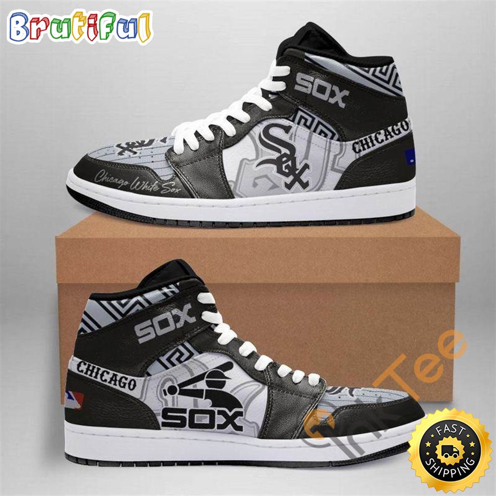 JWFancy Chicago White Sox AJ1 High Sneakers Shoes For Men And Women