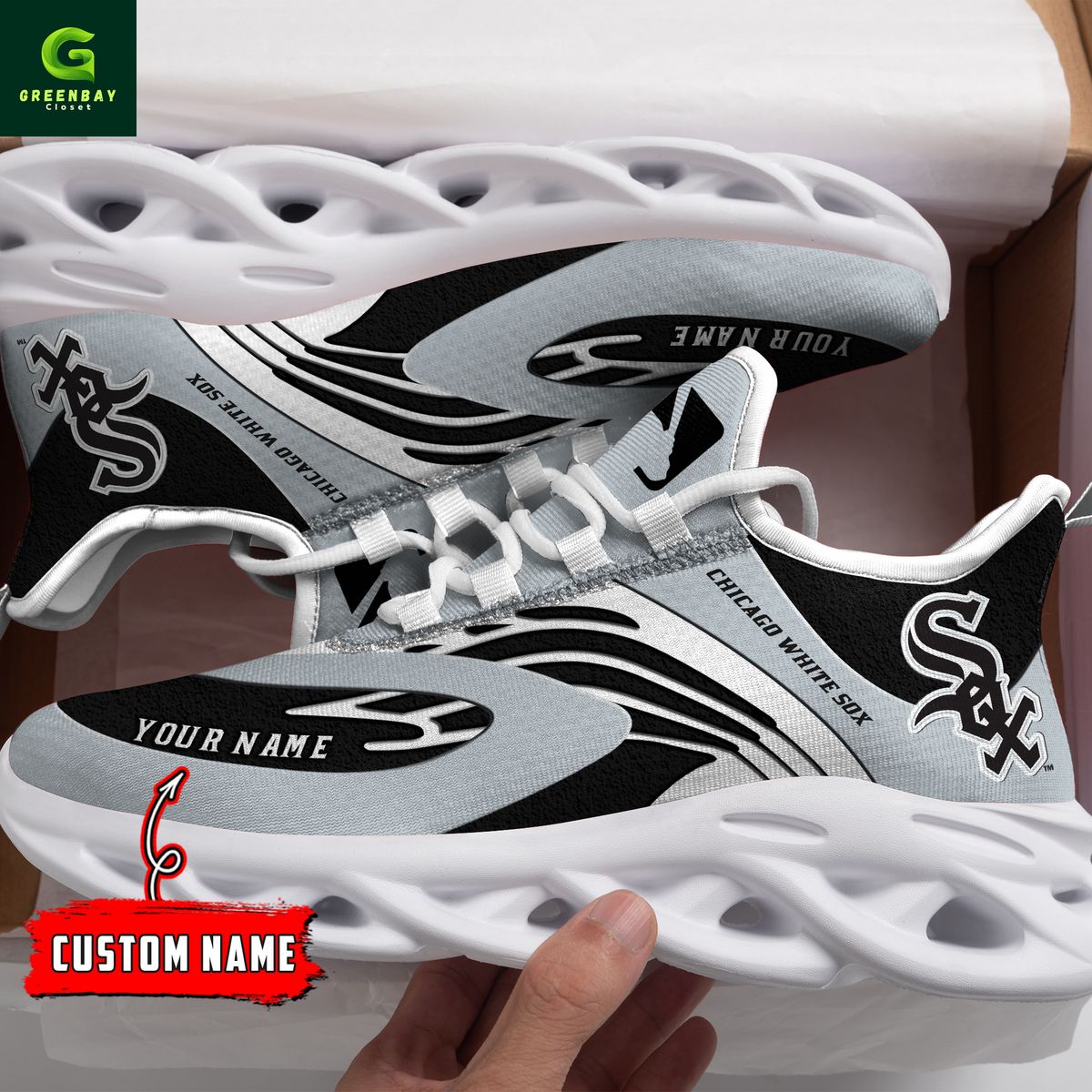 JWFancy Chicago White Sox Max Soul Shoes Sneakers For Men And Women
