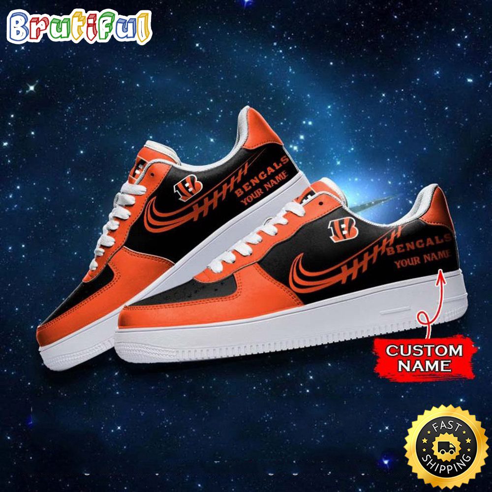 JWFancy Cincinnati Bengals Air Low-Top Sneakers Shoes For Men And Women
