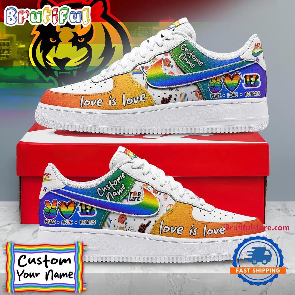 JWFancy Cincinnati Bengals Air Low-Top Sneakers Shoes For Men And Women