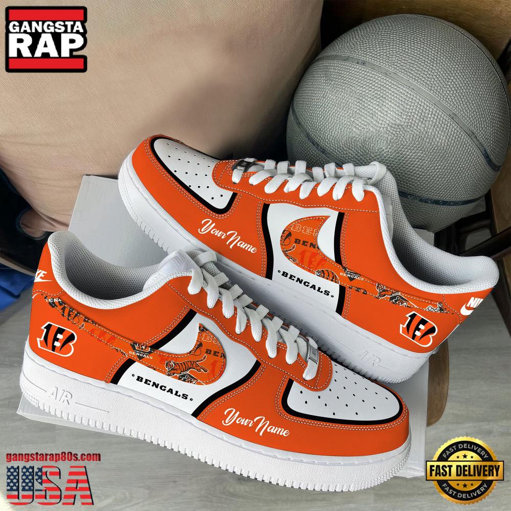 JWFancy Cincinnati Bengals Air Low-Top Sneakers Shoes For Men And Women