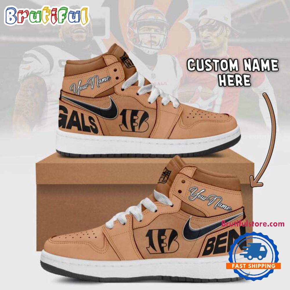 JWFancy Cincinnati Bengals AJ1 High Sneakers Shoes For Men And Women