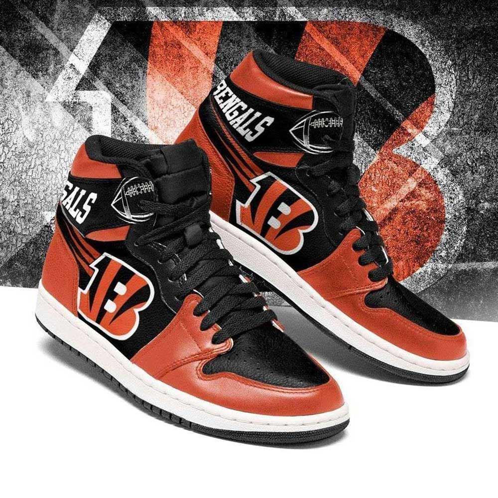 JWFancy Cincinnati Bengals AJ1 High Sneakers Shoes For Men And Women