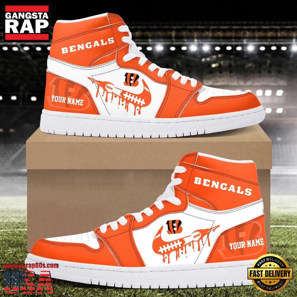 JWFancy Cincinnati Bengals AJ1 High Sneakers Shoes For Men And Women