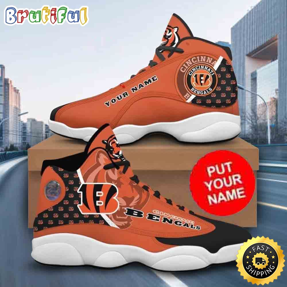 JWFancy Cincinnati Bengals AJ13 Sneakers Shoes For Men And Women