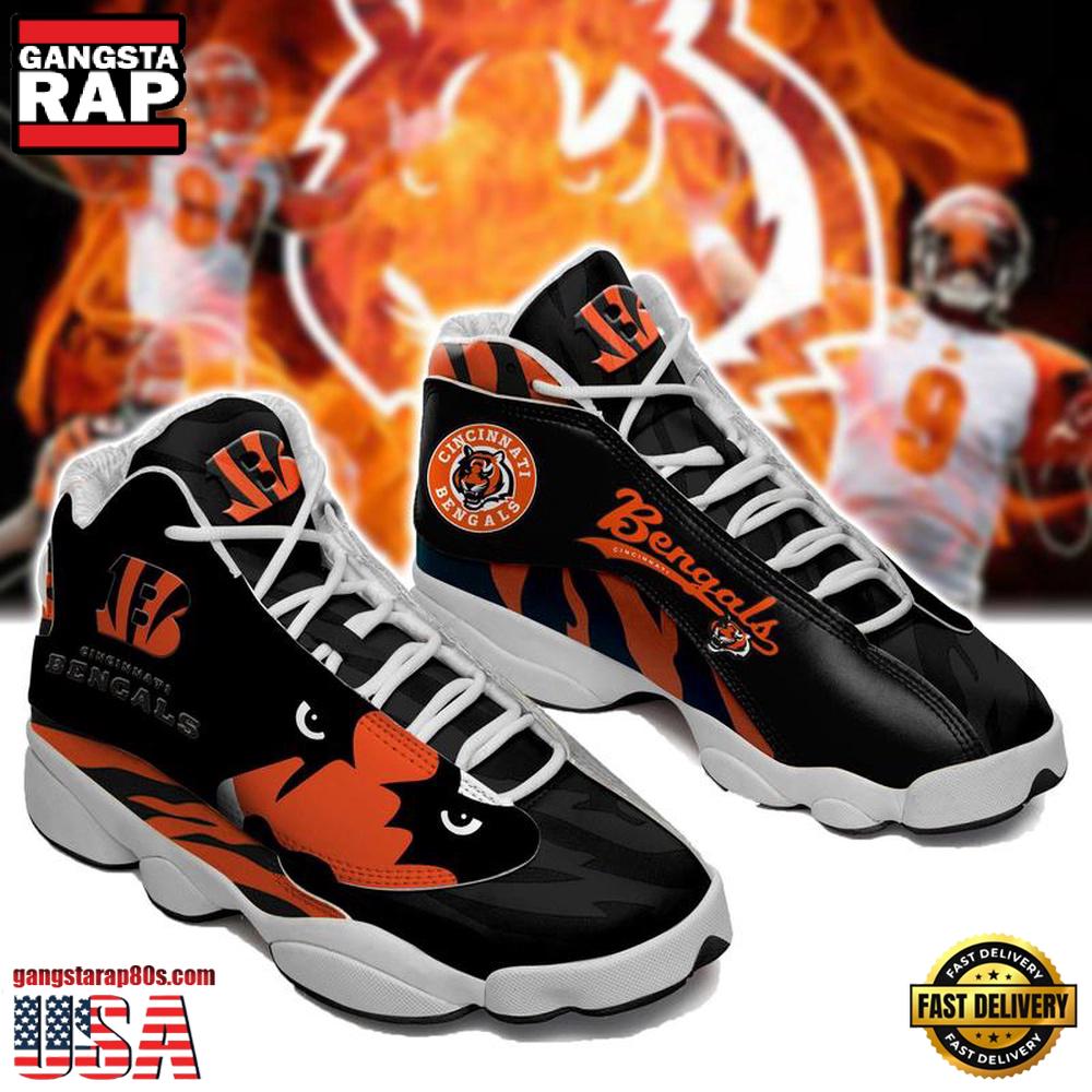 JWFancy Cincinnati Bengals AJ13 Sneakers Shoes For Men And Women