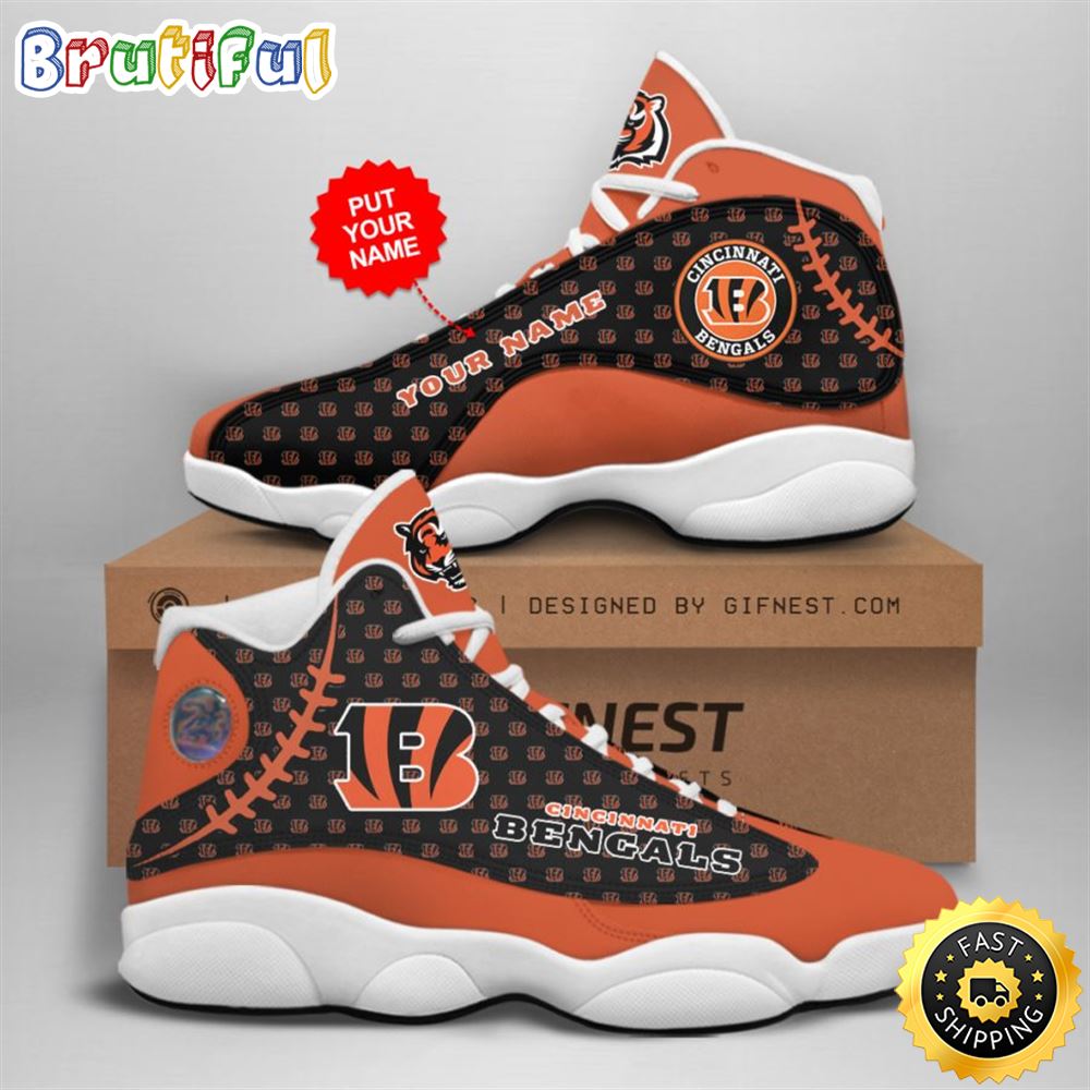 JWFancy Cincinnati Bengals AJ13 Sneakers Shoes For Men And Women