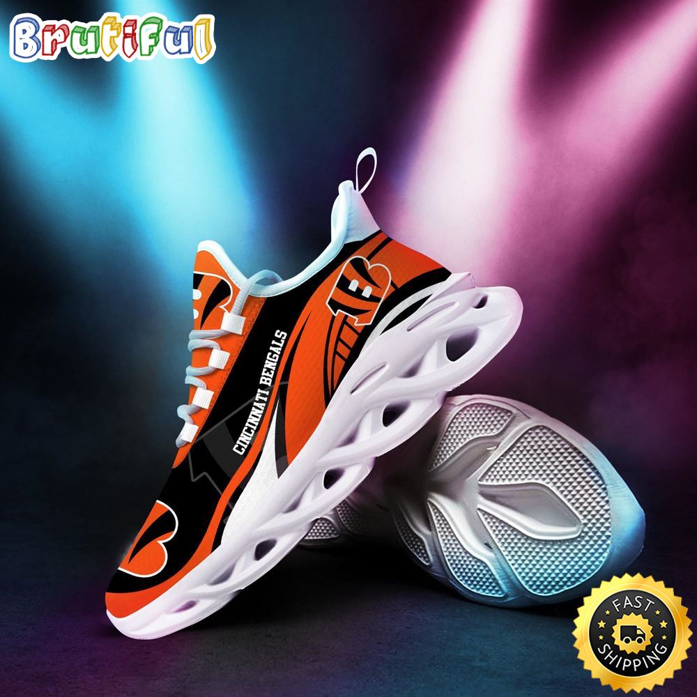 JWFancy Cincinnati Bengals Max Soul Shoes Sneakers For Men And Women