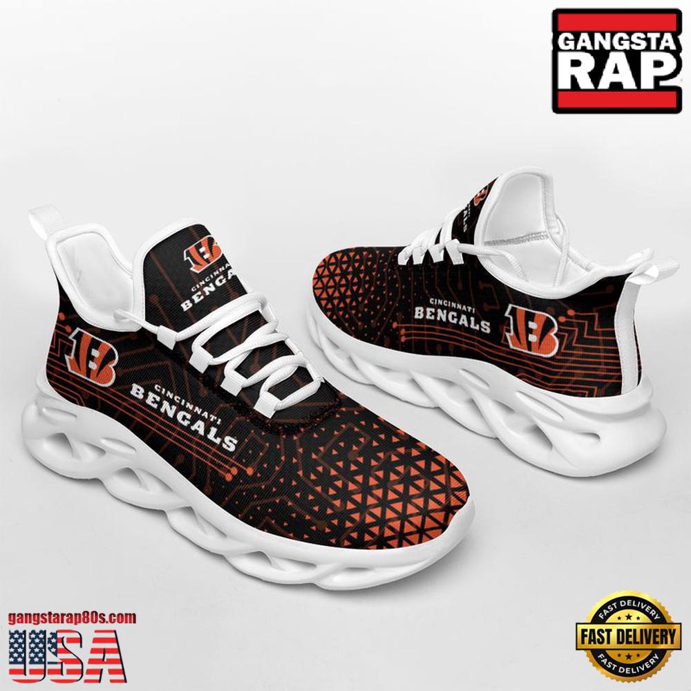 JWFancy Cincinnati Bengals Max Soul Shoes Sneakers For Men And Women