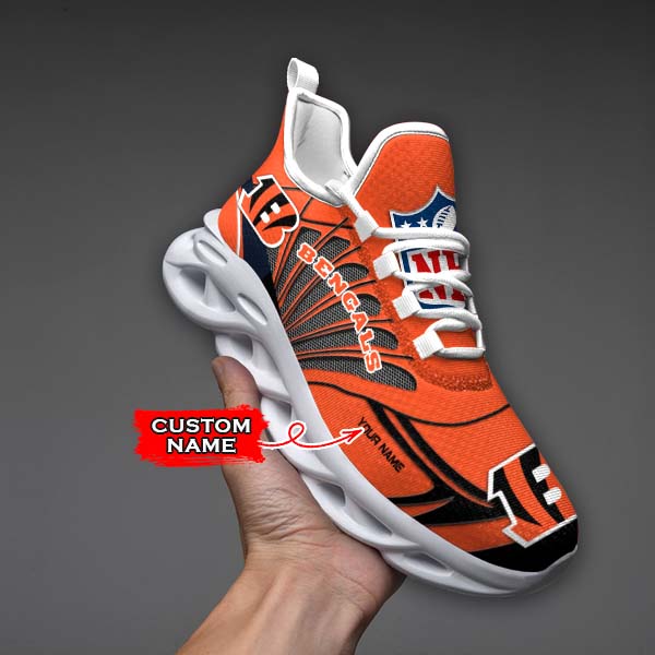 JWFancy Cincinnati Bengals Max Soul Shoes Sneakers For Men And Women