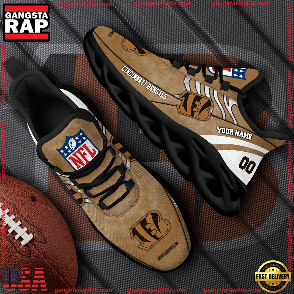 JWFancy Cincinnati Bengals Max Soul Shoes Sneakers For Men And Women