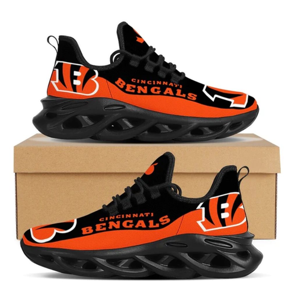 JWFancy Cincinnati Bengals Max Soul Shoes Sneakers For Men And Women