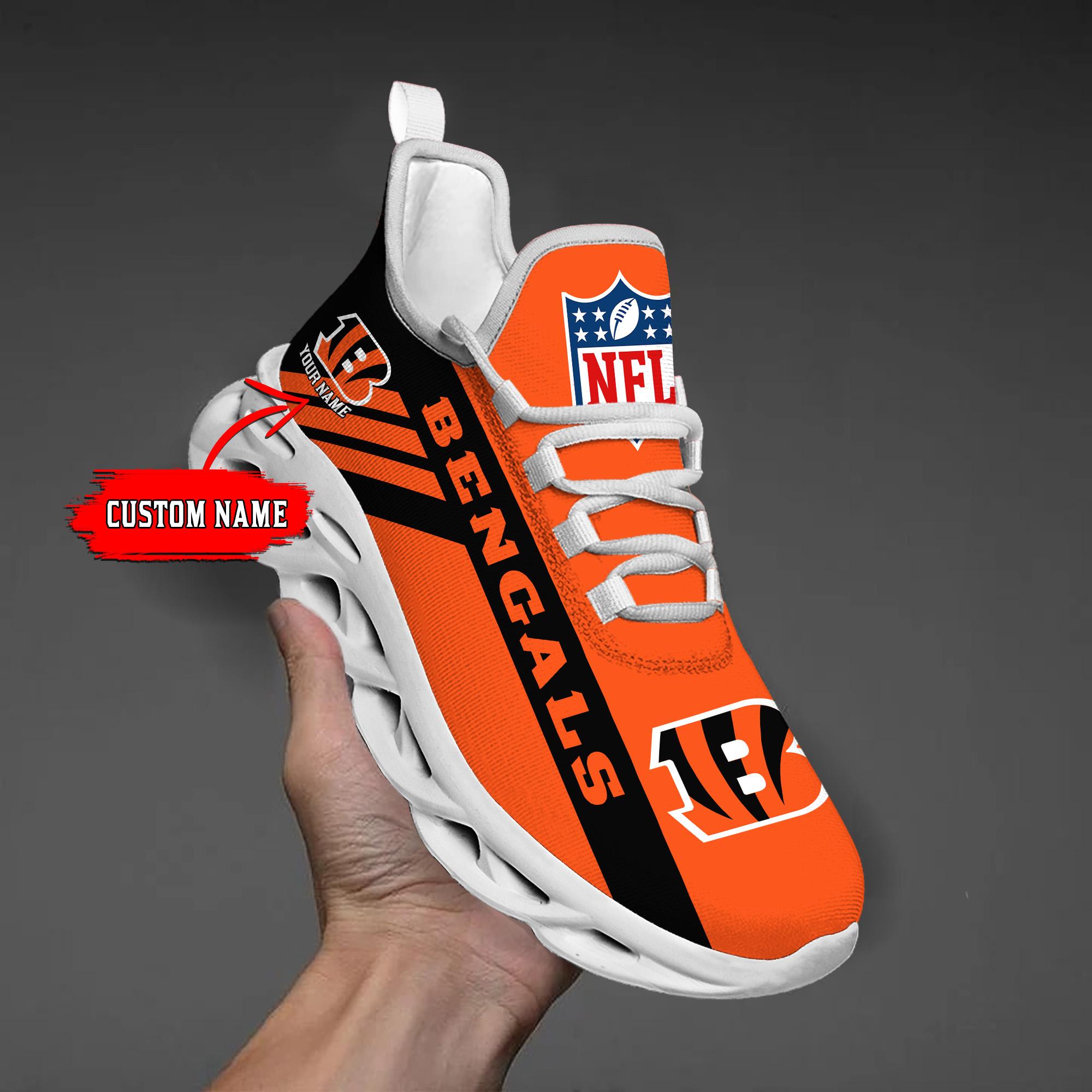 JWFancy Cincinnati Bengals Max Soul Shoes Sneakers For Men And Women