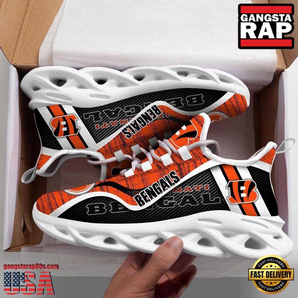 JWFancy Cincinnati Bengals Max Soul Shoes Sneakers For Men And Women